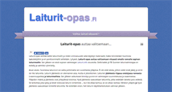 Desktop Screenshot of laiturit-opas.fi