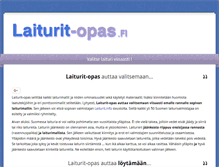 Tablet Screenshot of laiturit-opas.fi
